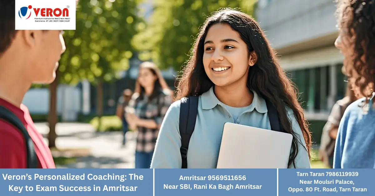 Veron’s Personalized Coaching: The Key to Exam Success in Amritsar